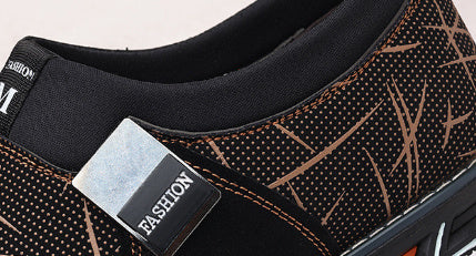 Color Printing Plus Size Leather Shoes Assorted Colors Slip On Feet